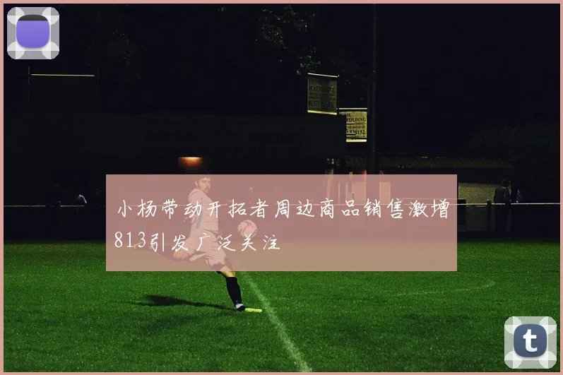 小杨带动开拓者周边商品销售激增813引发广泛关注